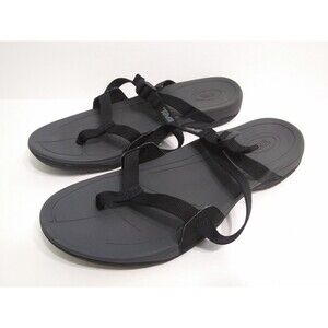 Teva Women's Size 11 Ascona Sandals Black Strappy Slide Slip On Comfort 1116648